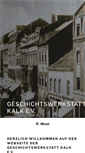 Mobile Screenshot of gw-kalk.de